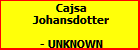 Cajsa Johansdotter