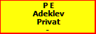 P E Adeklev