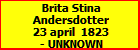 Brita Stina Andersdotter