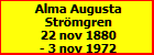 Alma Augusta Strmgren
