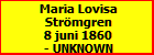 Maria Lovisa Strmgren