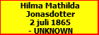 Hilma Mathilda Jonasdotter