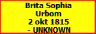 Brita Sophia Urbom