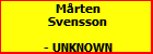 Mrten Svensson