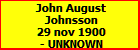 John August Johnsson