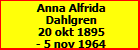 Anna Alfrida Dahlgren