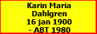 Karin Maria Dahlgren