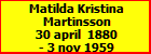 Matilda Kristina Martinsson