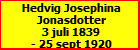 Hedvig Josephina Jonasdotter