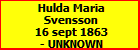 Hulda Maria Svensson