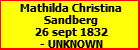 Mathilda Christina Sandberg