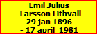 Emil Julius Larsson Lithvall