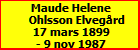Maude Helene Ohlsson Elvegrd