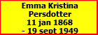 Emma Kristina Persdotter