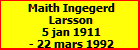 Maith Ingegerd Larsson