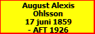 August Alexis Ohlsson