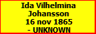 Ida Vilhelmina Johansson