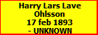 Harry Lars Lave Ohlsson
