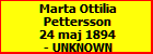 Marta Ottilia Pettersson