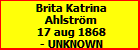Brita Katrina Ahlstrm