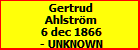Gertrud Ahlstrm