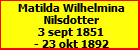 Matilda Wilhelmina Nilsdotter