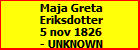 Maja Greta Eriksdotter