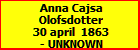 Anna Cajsa Olofsdotter