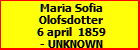 Maria Sofia Olofsdotter