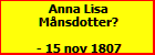 Anna Lisa Mnsdotter?