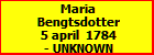 Maria Bengtsdotter