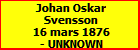 Johan Oskar Svensson