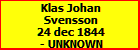 Klas Johan Svensson