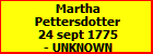 Martha Pettersdotter